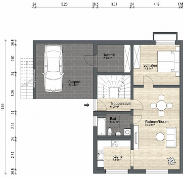 Grundriss Erdgeschoss