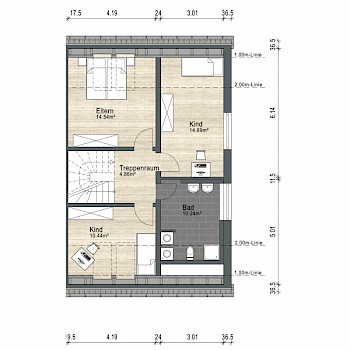 Grundriss Dachgeschoss